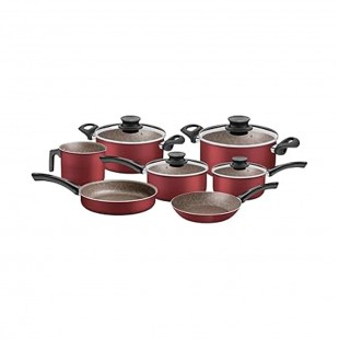 JOGO DE PANELA TRAMONTINA 7PCS VERMELHO