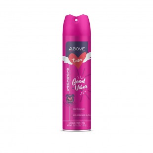 DESODORANTE ABOVE AEROSOL TEEN GOOD VIBES FEM 48H 150ML 
