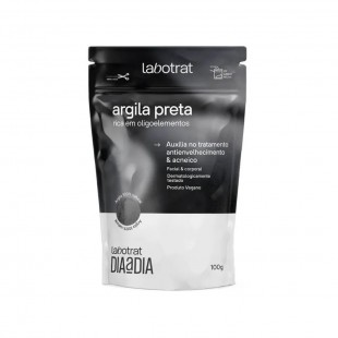 ARGILA PRETA EM PO FACIAL LABOTRAT DIA A DIA 100G 