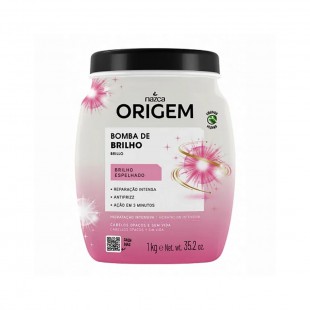 MASCARA CAPILAR NAZCA ORIGEM 2EM1 BOMBA DE BRILHO 1KG