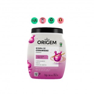 MASCARA CAPILAR NAZCA ORIGEM 2EM1 BOMBA DE CERAMIDAS 1KG