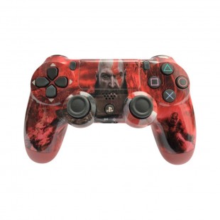 GAME PS4 CONTROL DUALSHOCK P4 GOD OF WAR KRATOS RED
