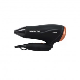 SECADOR MEGA STAR SC224D 2000WATTS PRETO COM DIFUSOR 
