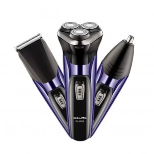 BARBEADOR DALING DL-9050 3EM1 PRETO ROXO 