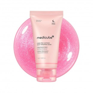 MASCARA FACIAL MEDICUBE PDRN PINK CAFFEINE NIGHT 75ML 