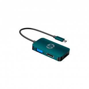 ADAPTADOR USB-C HP DHC-CT200 P/ HDMI/VGA/DP 