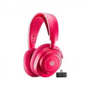 FONE COM MICROFONE STEELSERIES ARCTIS NOVA 7 GAMING MAGENTA 