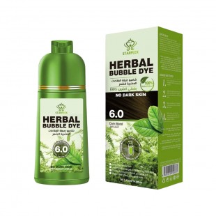 SHAMPOO DEXE HERBAL BUBBLE DYE DARK BROWN 420ML