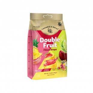 BALA DE FRUTAS CAVENDISH & HARVEY DOUBLE FRUIT FILLED 220G