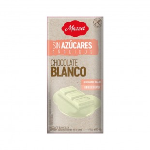 CHOCOLATE MAZZEI BRANCO SEM AÇUCAR 75G BARRA 
