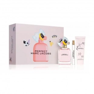 MARC JACOBS PERFECT KIT FEM 100ML EDP+10ML +BODY 75ML 