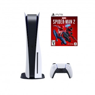 GAME PS5 825GB EUA CFI-1215A 4K E 8K SPIDERMAN 2 BRANCO/PRETO