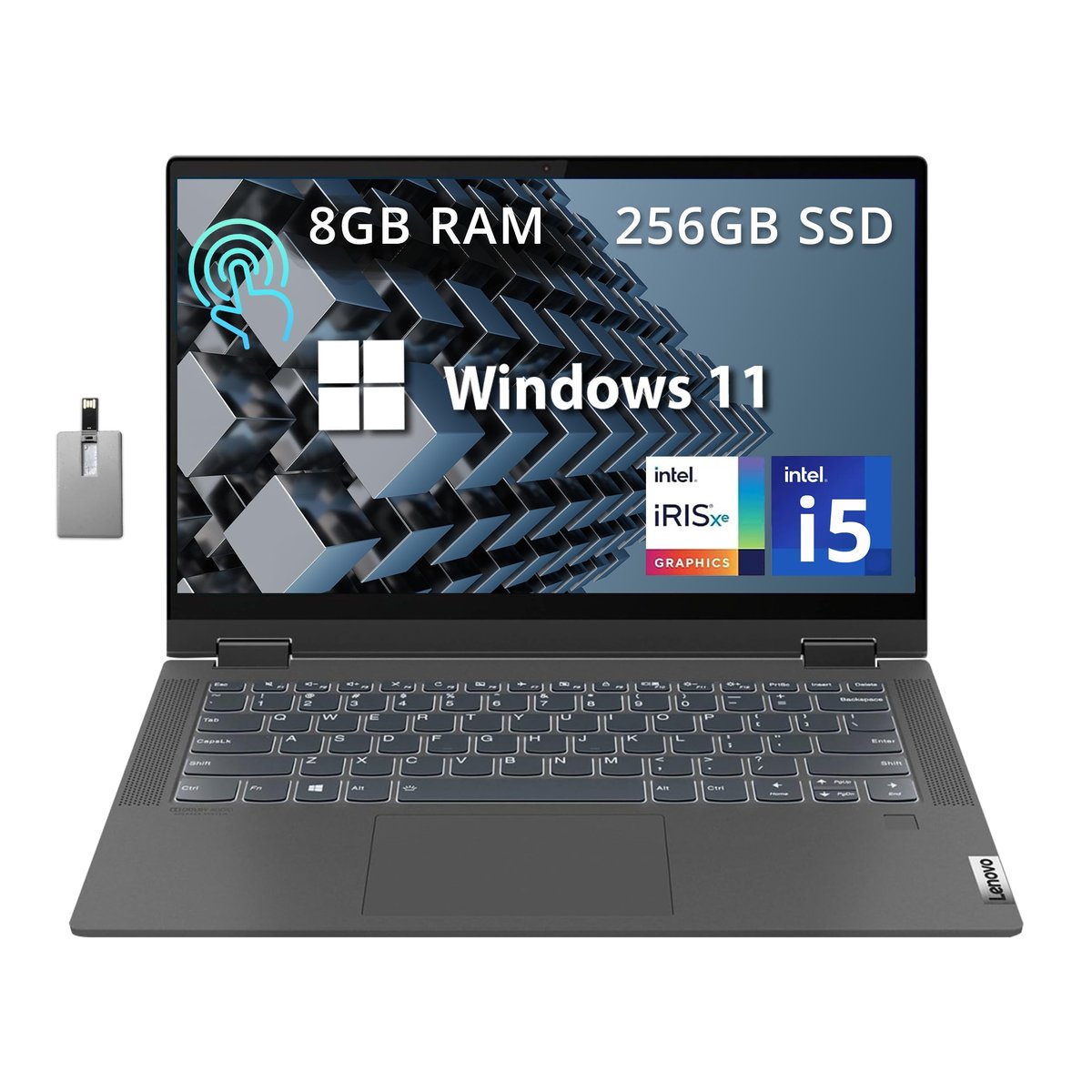 NB LENOVO FLEX 5 82HT00CQUS 1135G7 I5/15.6"/8GB/256SSD/GREY/NEW