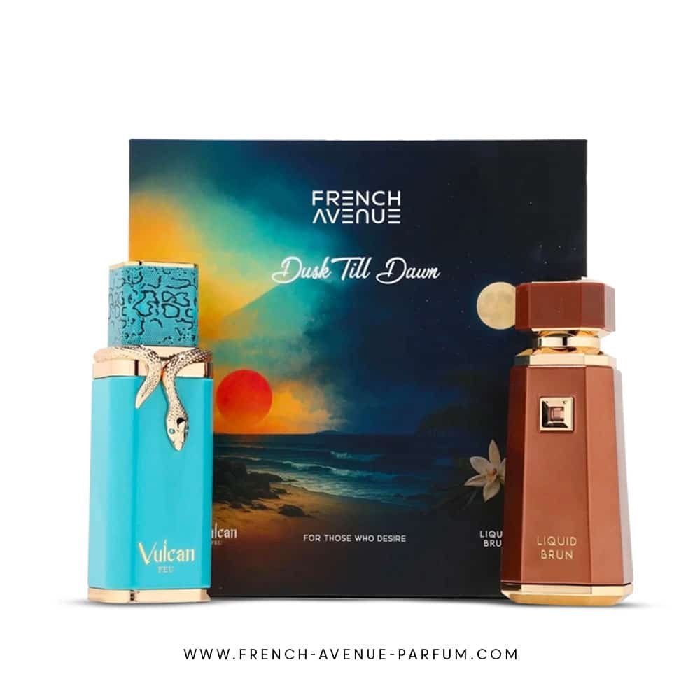 FRENCH AVENUE KIT VULCAN FEU+LIQUID BRUN EDP